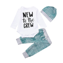 Load image into Gallery viewer, Cotton Baby Boys Striped Letter Print Tops