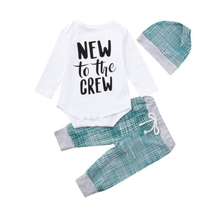Cotton Baby Boys Striped Letter Print Tops