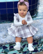 Load image into Gallery viewer, Toddler Baby Girls Romper Plaids Overall  Suspender