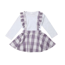 Load image into Gallery viewer, Toddler Baby Girls Romper Plaids Overall  Suspender